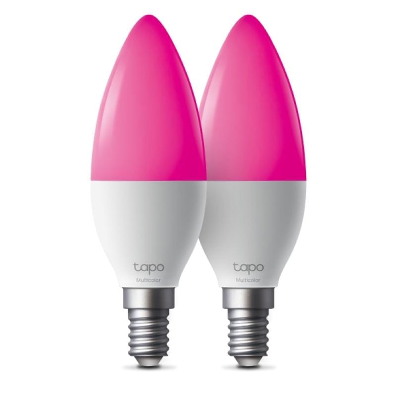 Bec Intelligent TP-LINK Tapo L430C Multicolor E14 Set 2 Bucăți