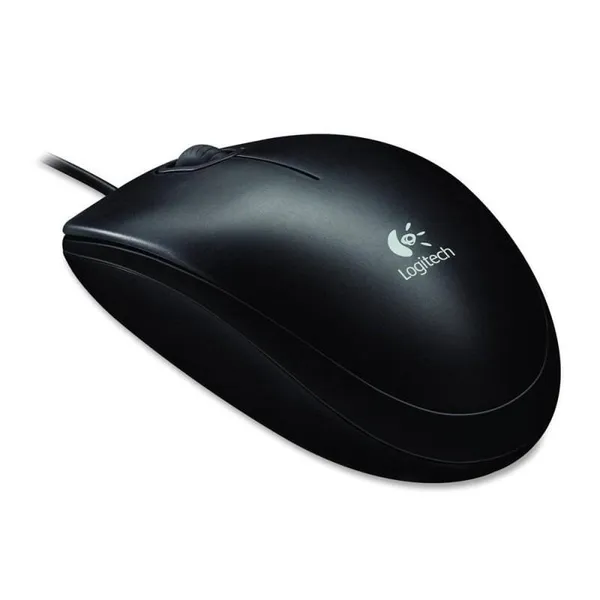 Mouse LOGITECH B100 Cu Fir USB 800 DPI Negru 910-003357 - imagine 4