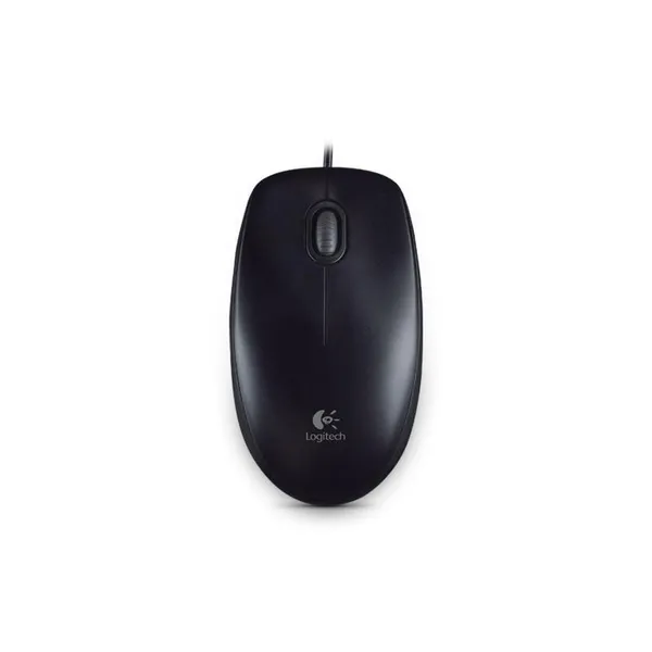 Mouse LOGITECH B100 Cu Fir USB 800 DPI Negru 910-003357 - imagine 3