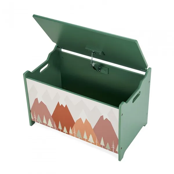 Bancuță cu depozitare U-GROW Green Forest 60x40x37 cm