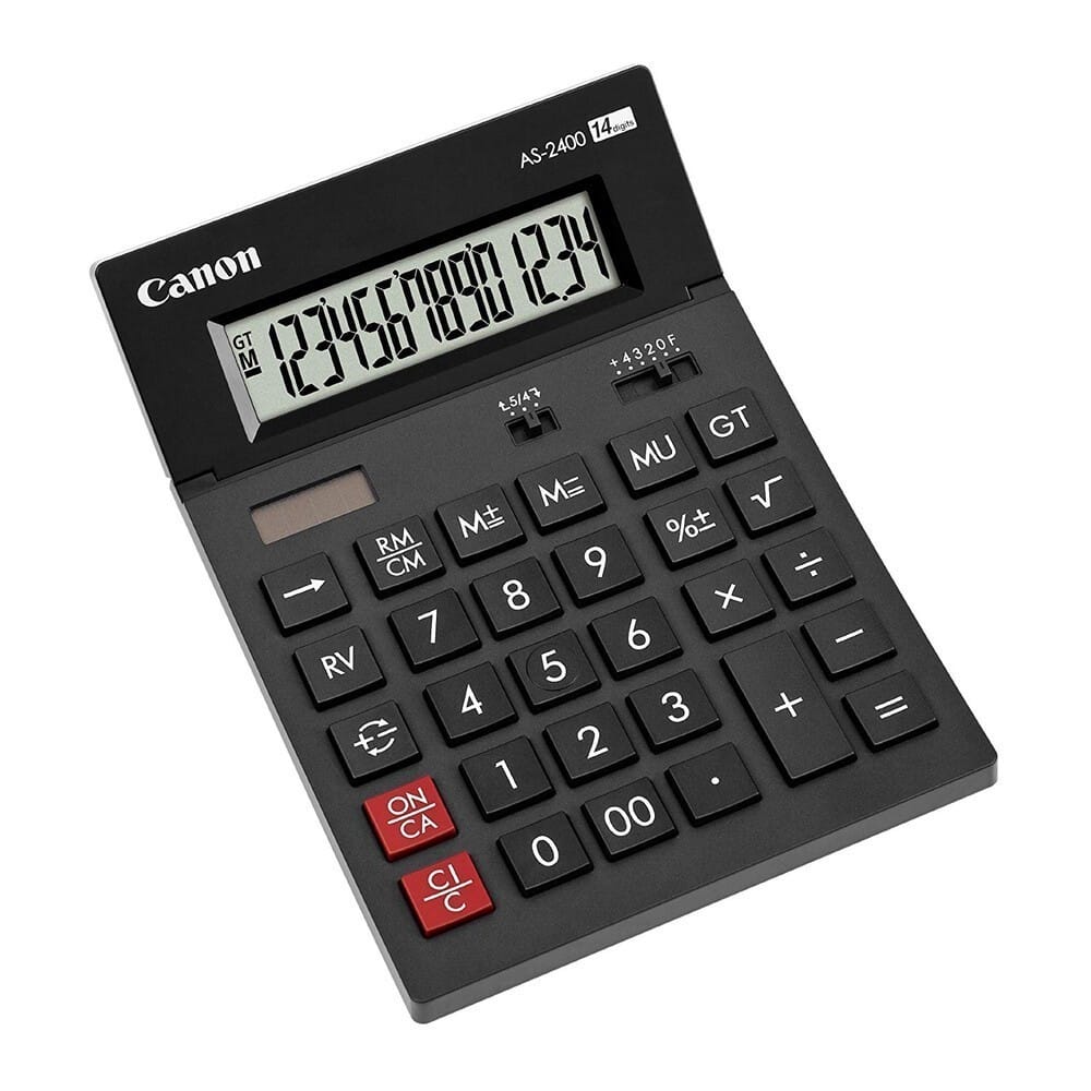 Calculator Birou CANON AS2400 LCD 14 Digiti Negru