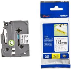 Banda Laminată BROTHER TZE241 Black on White 18mm