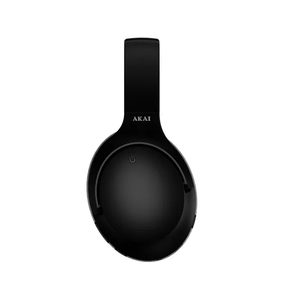 Căști Over-ear AKAI BTH-P200ANC Wireless Noise-Canceling Negru - imagine 2
