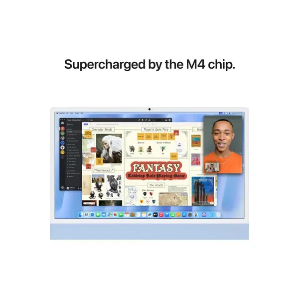 Desktop PC APPLE iMac 24 M4 16GB 512GB Blue 2024 - imagine 6
