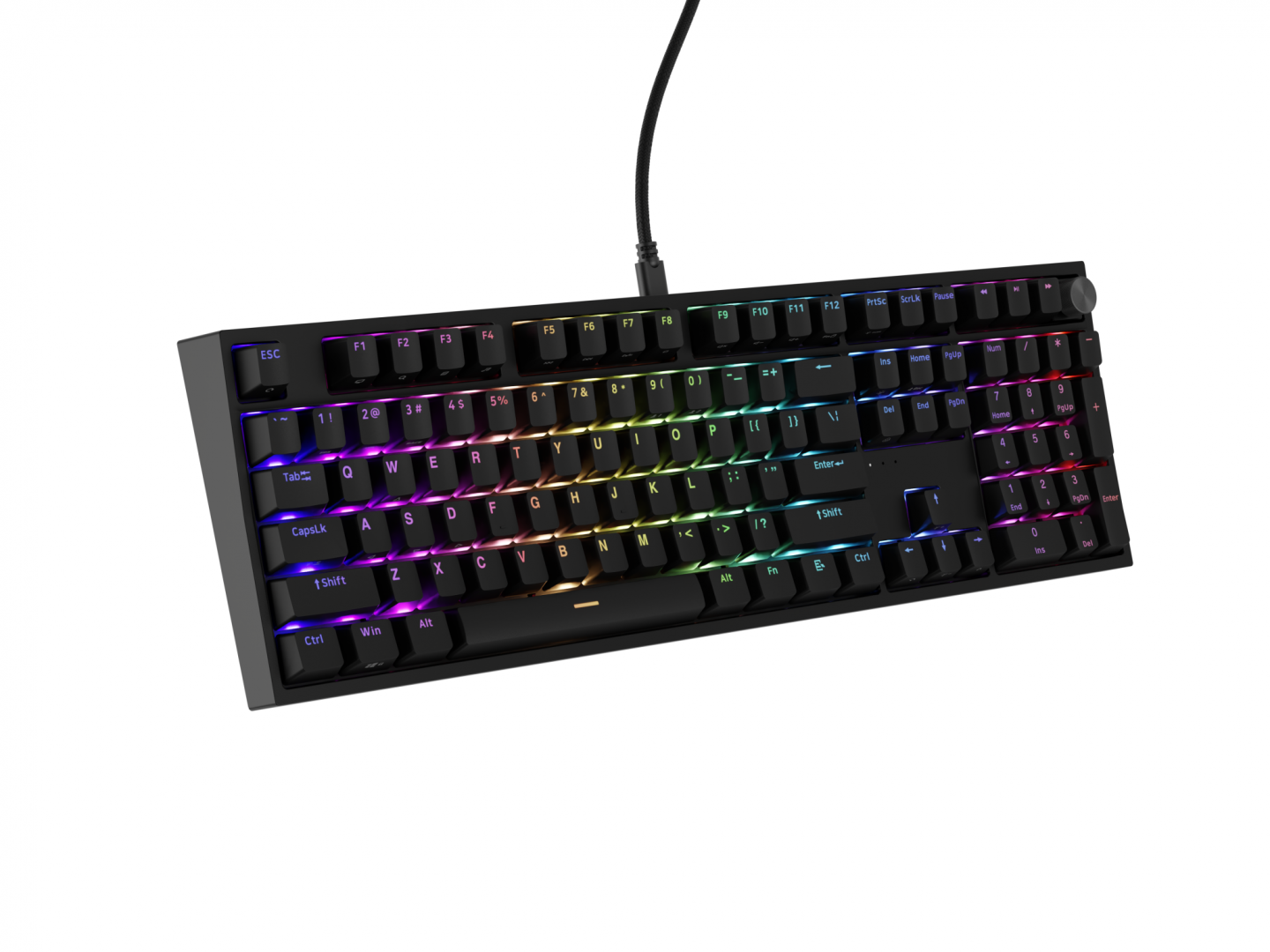 Tastatură gaming mecanică GENESIS Thor 404 RGB Negru - imagine 8