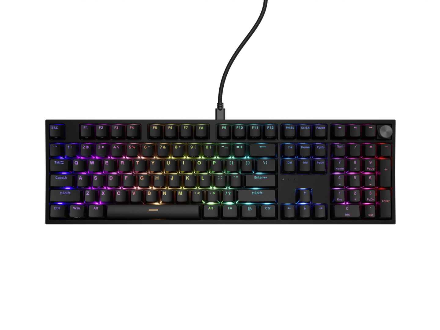 Tastatură gaming mecanică GENESIS Thor 404 RGB Negru - imagine 2