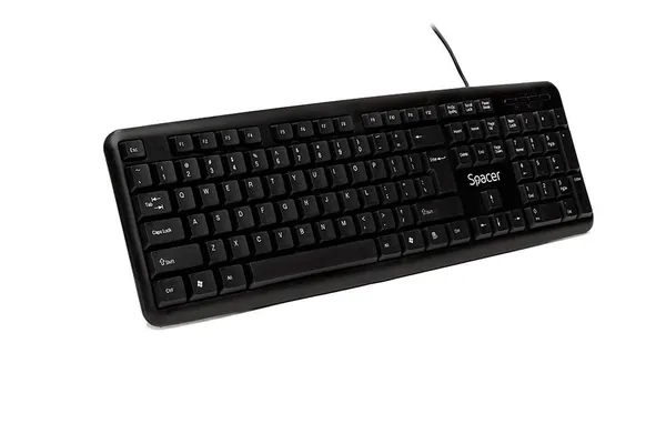 Tastatură SPACER SPKB-520 RGB USB Negru