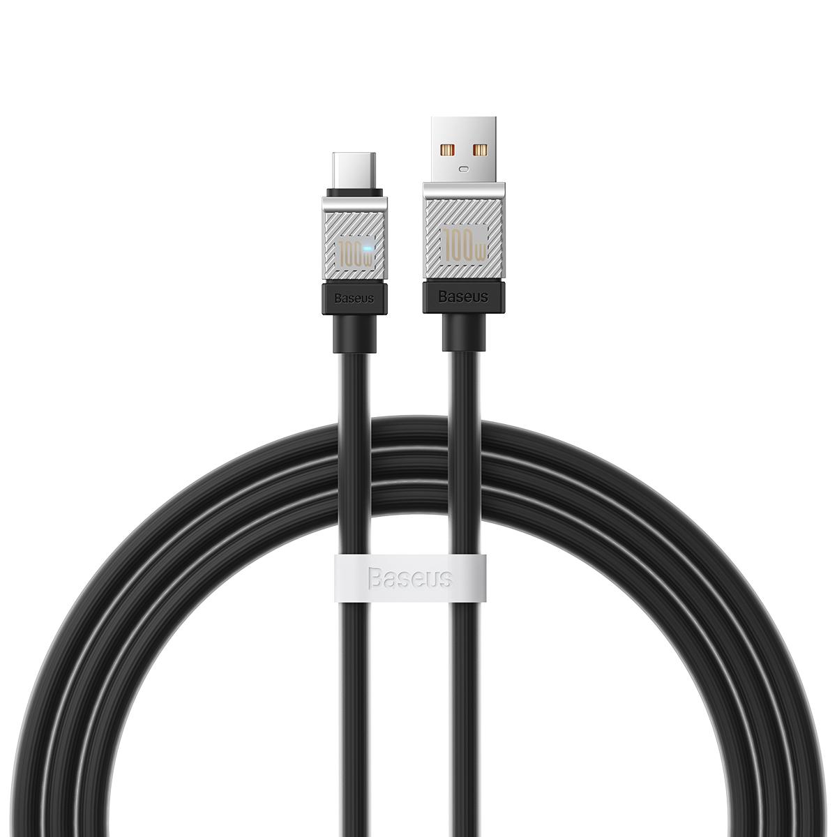 Cablu BASEUS CAKW000601 USB Type-C 100W 1m Negru