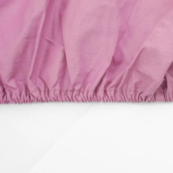 Cearceaf Pat cu Elastic 160x200 cm Roz - imagine 3