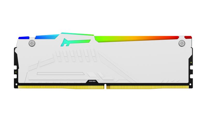 Memorie RAM KINGSTON FURY Beast White DDR5 64GB 6000MHz RGB - imagine 6
