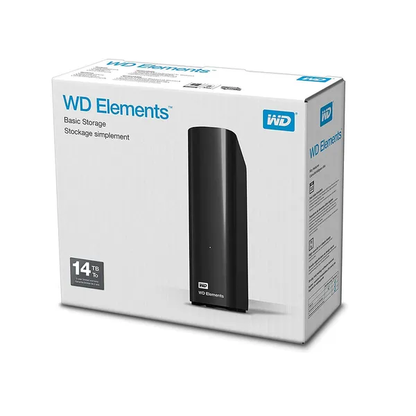 HDD Extern WD Elements 14 TB 3.5 inch USB 3.0 Negru - imagine 6
