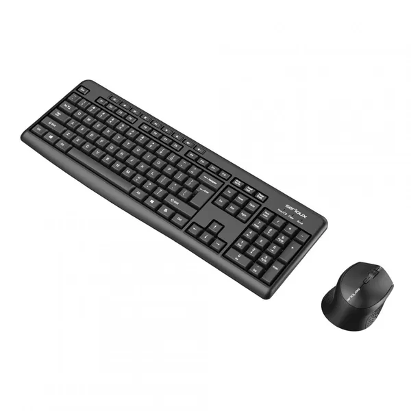 Kit Tastatură și Mouse SERIOUX Wireless 2.4G Negru SRXK-SKIT706W - imagine 4