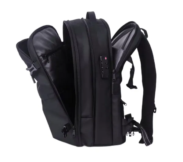 Rucsac Laptop LEMONTTI Smart Premium Negru 30-60L - imagine 7