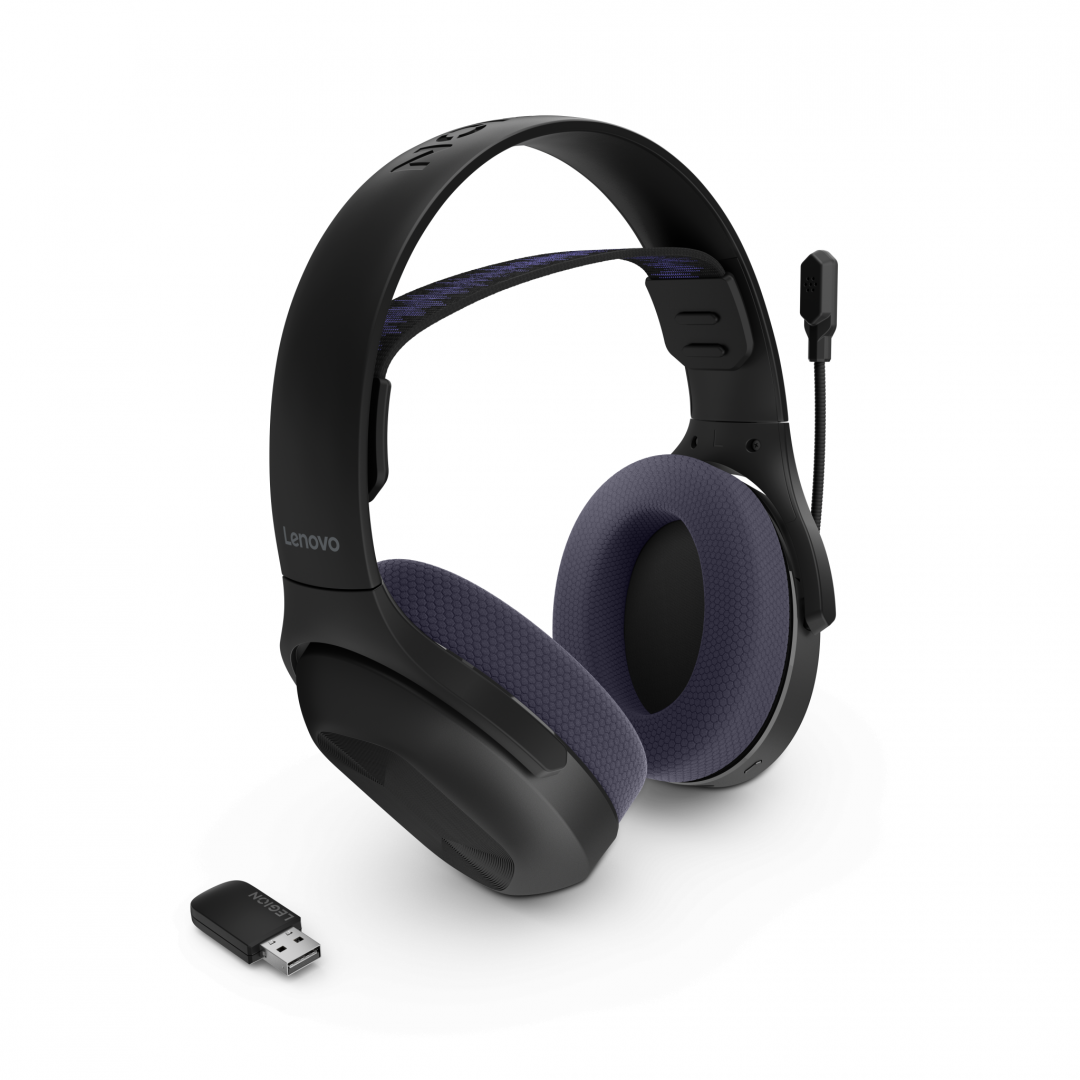 Căști Gaming Wireless LENOVO Legion H410 Bluetooth 2.4GHz - imagine 9