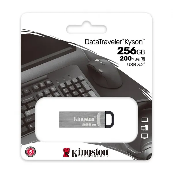 Memorie USB KINGSTON DataTraveler Kyson 256GB USB 3.2 - imagine 3