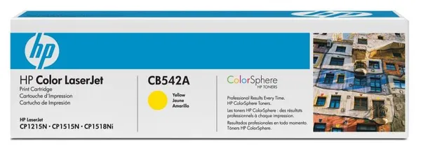 Toner HP CB542A Yellow Original 1400 Pagini - imagine 2