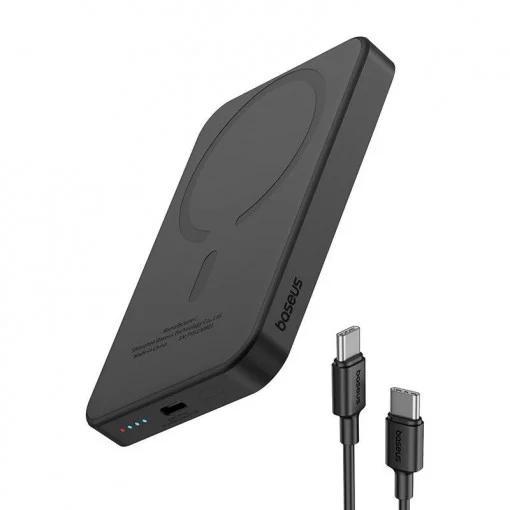 Baterie externă BASEUS Magnetic Mini Wireless 5000mAh 20W Negru - imagine 2