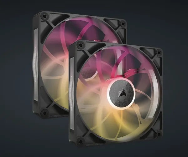Ventilator Carcasa CORSAIR iCUE LINK RX140 MAX RGB 14 cm 1600 RPM 2 Ventilatoare