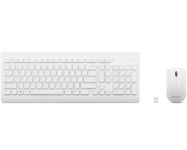Kit Tastatură și Mouse LENOVO 510 Wireless Alb US Layout