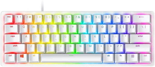Tastatură Gaming RAZER Huntsman Mini Switch Optic Purple Alb - imagine 7