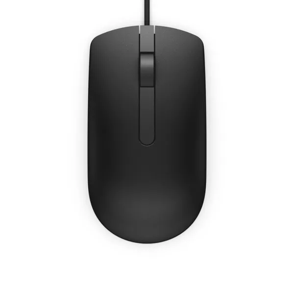Mouse DELL MS116 Cu Fir USB Negru