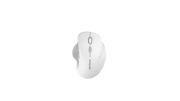 Mouse SERIOUX Glide 515 Wireless Alb SRXM-GLD515-WH