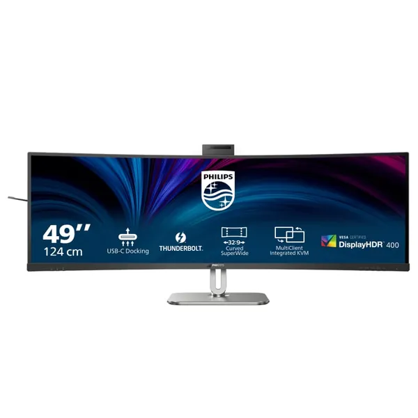 Monitor PHILIPS 49B2U6903CH/00 48.8" 5120x1440 100Hz VA Curbat