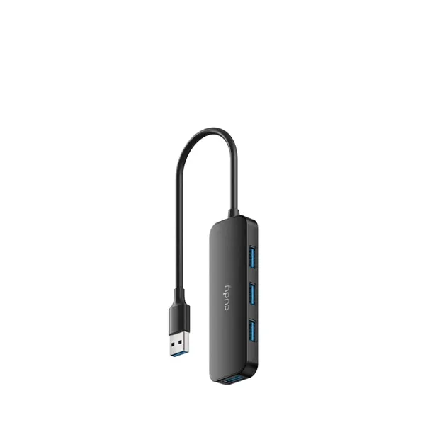 Hub USB CUDY UH40A 4 Porturi USB 3.0 Negru