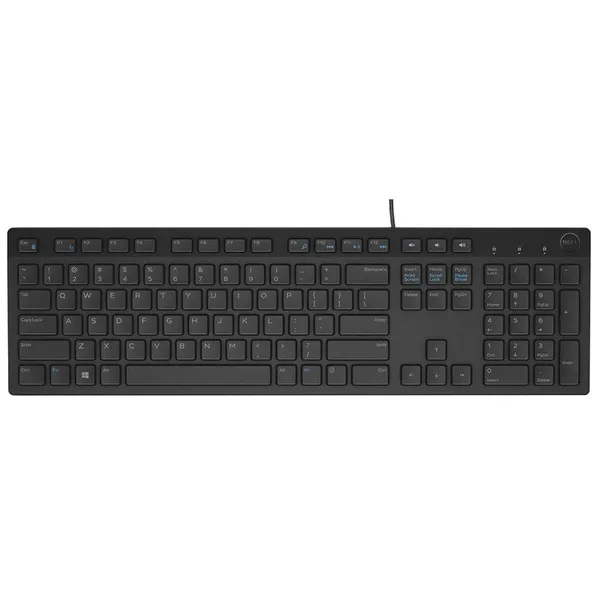 Tastatură DELL KB216 Multimedia Cu fir Neagră