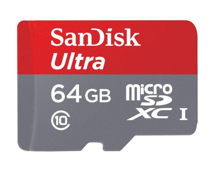 Card de memorie SANDISK Ultra microSD 64GB Class 10