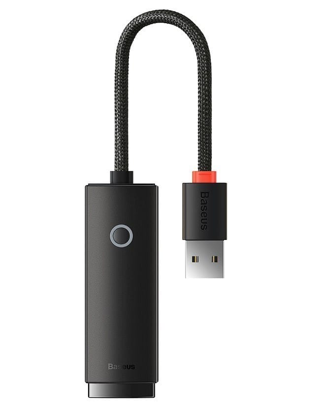 Adaptor Rețea BASEUS Lite USB 2.0 RJ-45 Negru WKQX000001