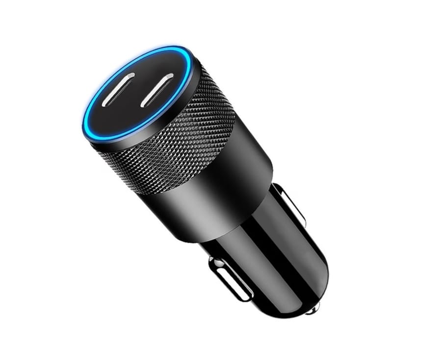 Încărcător Auto LEMONTTI LEMIAFCPDN 60W 2 Porturi USB-C Negru