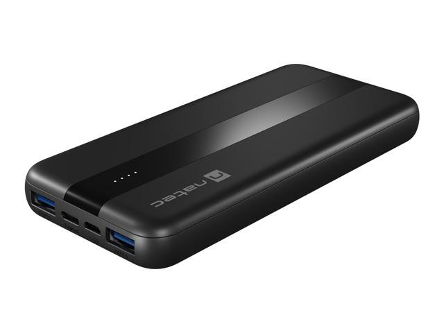 Baterie Externă NATEC 10000 mAh 3 Porturi USB Negru NPB-2294 - imagine 3