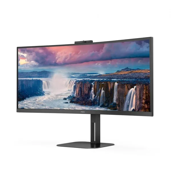 Monitor Gaming AOC CU34V5CW 34 inch 3440x1440 Negru - imagine 3