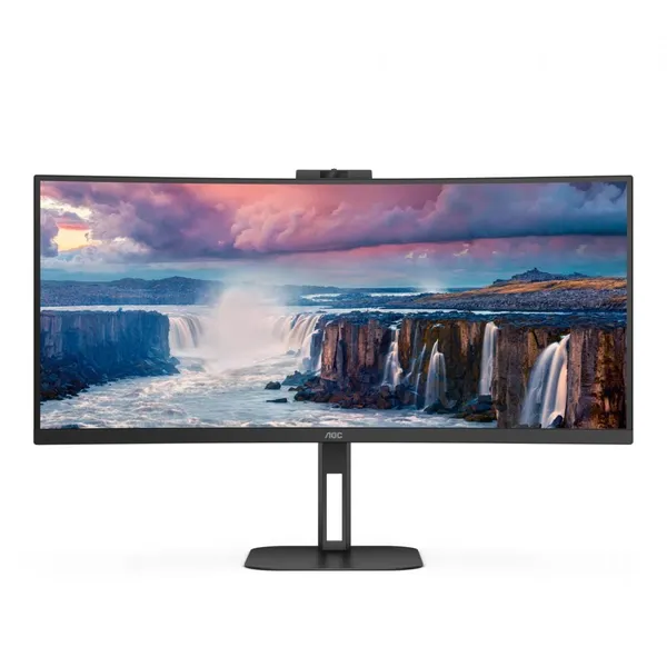 Monitor Gaming AOC CU34V5CW 34 inch 3440x1440 Negru - imagine 2