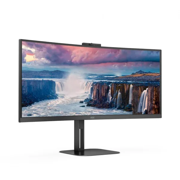 Monitor Gaming AOC CU34V5CW 34 inch 3440x1440 Negru - imagine 4