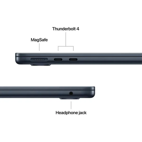 Laptop APPLE MacBook Air 13.6 M5 32GB 1TB Midnight - imagine 4