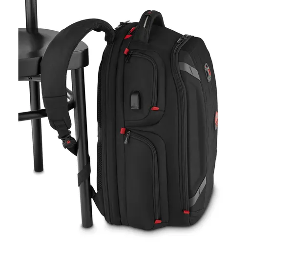 Rucsac Gaming WENGER Tech PlayerOne 17.3" Negru 611650 - imagine 3