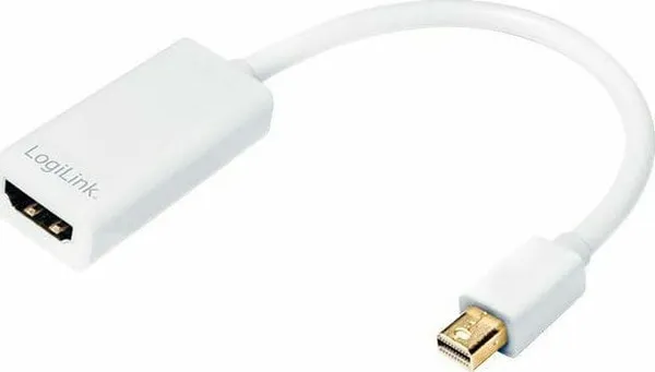 Adaptor Video LOGILINK CV0036A Mini DisplayPort la HDMI 15 cm Alb - imagine 3