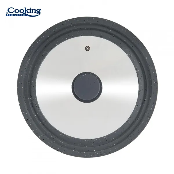 Capac HEINNER Cooking by Heinner Sticlă Silicon Ajustabil 28-32cm - imagine 6