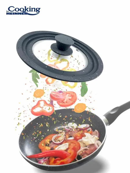 Capac HEINNER Cooking by Heinner Sticlă Silicon Ajustabil 28-32cm - imagine 7