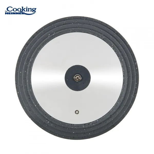 Capac HEINNER Cooking by Heinner Sticlă Silicon Ajustabil 28-32cm - imagine 8