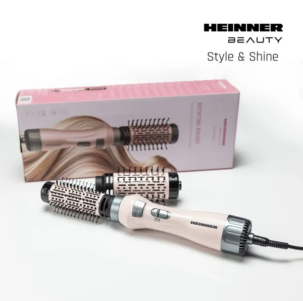 Perie Rotativă HEINNER HAB-R12RDC-PNK2 1200W Roz-Gri - imagine 12