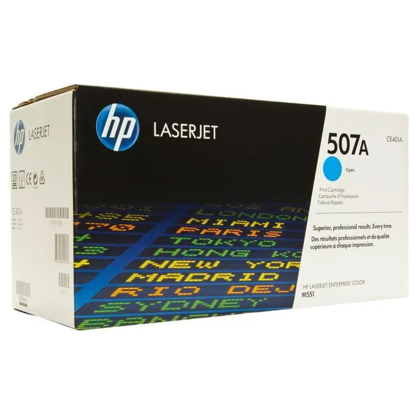 Toner HP CE401A Cyan Original 6000 Pagini - imagine 2