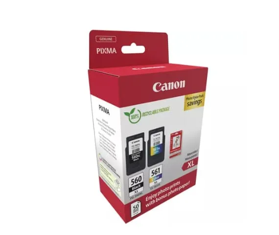 Pachet Cartușe Cerneală CANON PG-560XL/CL-561XL Photo Value Pack - imagine 2