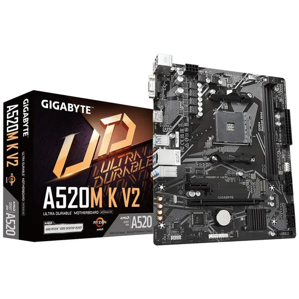 Placă de bază GIGABYTE A520M K V2 AM4 mATX