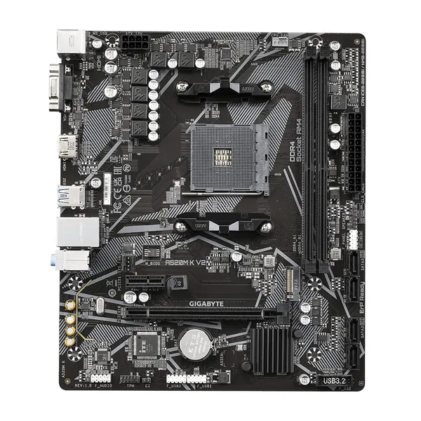 Placă de bază GIGABYTE A520M K V2 AM4 mATX DDR4 - imagine 2