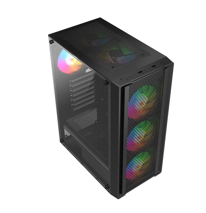 Carcasă PC PRO GAMING DUNE Mid Tower ARGB Negru - imagine 7