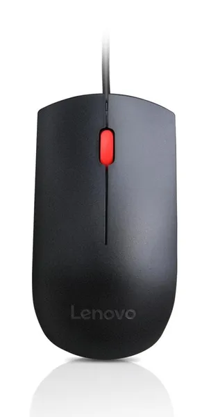 Mouse LENOVO Essential Cu Fir Optic 1600 DPI Negru 4Y50R20863 - imagine 2