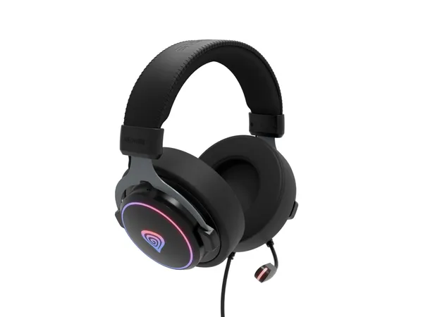 Căști Gaming GENESIS Neon 764 7.1 Surround RGB Negru - imagine 3
